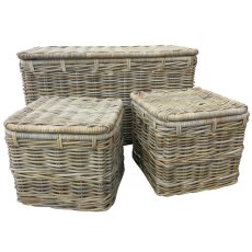 Glenweave Rectangle Trunk with Liner & Wheels Glenweave Rectangle Trunk with Liner & Wheels