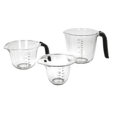 KitchenAid Measuring Jugs Matt Black Set of 3