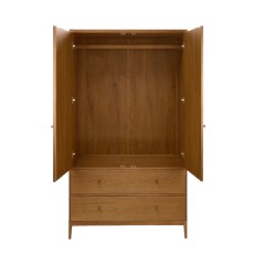 Ercol Salina 2 Door Wardrobe in OG Finish