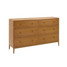 Ercol Salina 6 Drawer Wide Chest in OG Finish