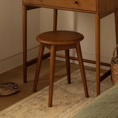 Ercol Salina Dressing Table Stool in OG Finish