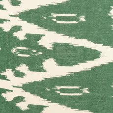 Pacific Lars 35cm Racing Green Ikat Cylinder Lampshade