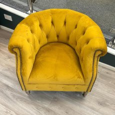 Alexander & James Jude Chair in Plush Tumeric