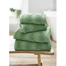 The Lyndon Company Catalonia Green Towels