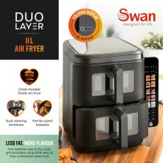 Swan 11L Duo Layer Air Fryer