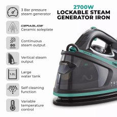 Tower 2700W Steam Generator Iron