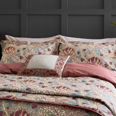 Morris & Co Artichoke Grey & Wine Duvet Set