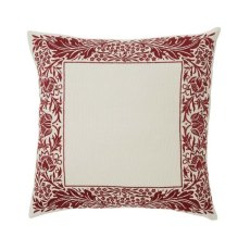 Morris & Co Artichoke Grey & Wine Cushion Morris & Co Artichoke Grey & Wine Cushion