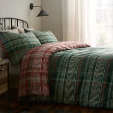 D&D Bennet Check Brushed Duvet Cover Set D&D Bennet Check Brushed Duvet Cover Set