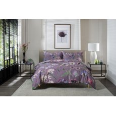 The Lyndon Company Botanical Flowers Lilac Duvet Cover Set
