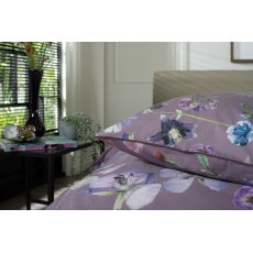 The Lyndon Company Botanical Flowers Lilac Duvet Cover Set