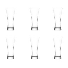 Lav Set Of 6 380Cc Beer Glasses