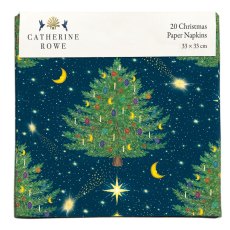 Museum & Galleries Celestial Christmas Trees Napkins Pack of 20 Museum & Galleries Celestial Christmas Trees Napkins Pack of 20