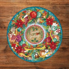 Gibsons Seasons Greetings 500Pc Circular Puzzle