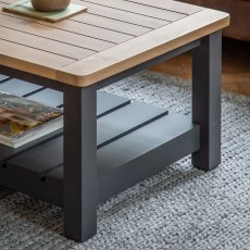 Gallery Direct Eton Coffee Table in Meteor
