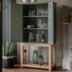 Gallery Direct Eton 2 Door Cupboard in Moss