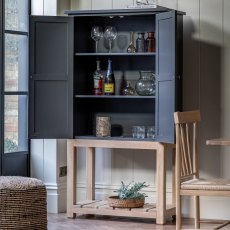 Gallery Direct Eton 2 Door Cupboard in Meteor