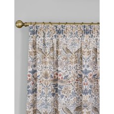William Morris At Home Strawberry Thief Hessian Curtains