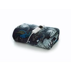 Deyongs Teal Peacocks Heated Sherpa Throw Deyongs Teal Peacocks Heated Sherpa Throw