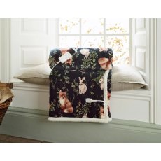Deyongs Woodland Wildlife Heated Sherpa Throw