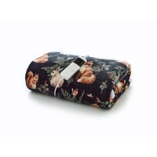 Deyongs Woodland Wildlife Heated Sherpa Throw Deyongs Woodland Wildlife Heated Sherpa Throw