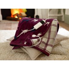 The Lyndon Company Hounds Sherpa Heated Throw The Lyndon Company Hounds Sherpa Heated Throw