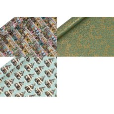 Glick Divine December Assorted 4M Roll Wrap