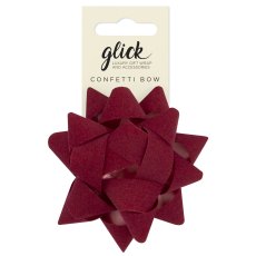 Glick Red Velvet Confetti Bow