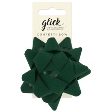 Glick Green Velvet Confetti Bow Glick Green Velvet Confetti Bow