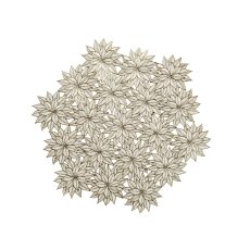 Kaemingk Placemat Hexagon Cut Out Snowflake Kaemingk Placemat Hexagon Cut Out Snowflake