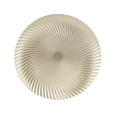 Kaemingk Deco Charger Plate Metallic Spin Pattern Kaemingk Deco Charger Plate Metallic Spin Pattern
