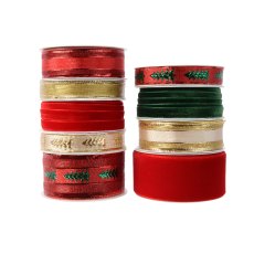 Kaemingk Festive Ribbon Polyester Kaemingk Festive Ribbon Polyester