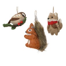Kaemingk Wool Tree Animals Kaemingk Wool Tree Animals