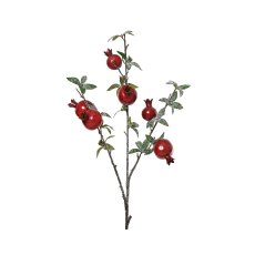 Kaemingk Pomegranate Leaf Spray