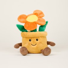 Warmies Microwavable Plush Orange Flower Pot