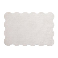 Hug Rug My Soft Scalloped Rug Pumice Hug Rug My Soft Scalloped Rug Pumice