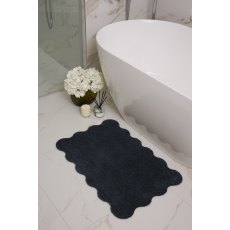 Hug Rug My Soft Scalloped Rug Charcoal