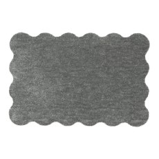 Hug Rug My Soft Scalloped Rug Ghost Grey Hug Rug My Soft Scalloped Rug Ghost Grey