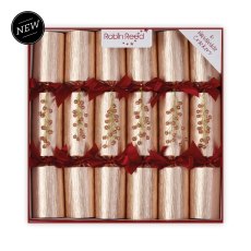 Robin Reed Mayfair Cranberry Box Of 6 Crackers
