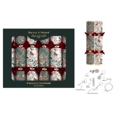 Harvey & Mason Deluxe Exquisite Robin Box Of 6 Crackers