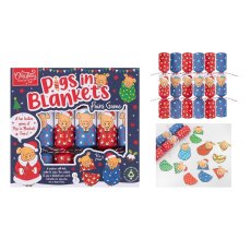 Family Pigs In Blankets Game Box Of 6 Crackers Family Pigs In Blankets Game Box Of 6 Crackers
