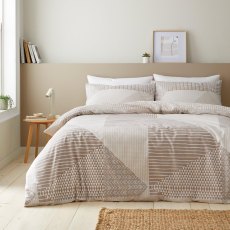 Catherine Lansfield Larsson Geo Natural Duvet Cover Set