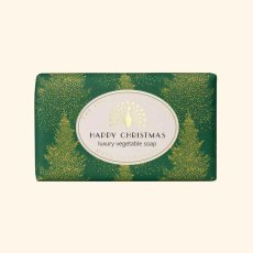 The English Soap Company Happy Christmas Wrapped Soap The English Soap Company Happy Christmas Wrapped Soap