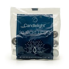 Candlelight 20 Unscented Night Lights