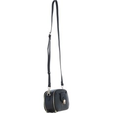 Ashwood Leather Compact Crossbody Black Bag