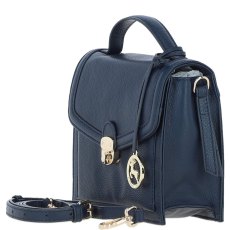 Ashwood Leather Crossbody Handbag Cotswold Navy