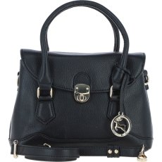 Ashwood Leather Compact Handbag Black