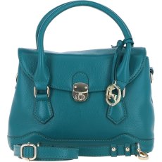 Ashwood Leather Compact Handbag Green