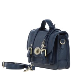 Ashwood Leather Satchel Cotswold Navy