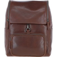Ashwood Leather Brown Buckle Rucksack